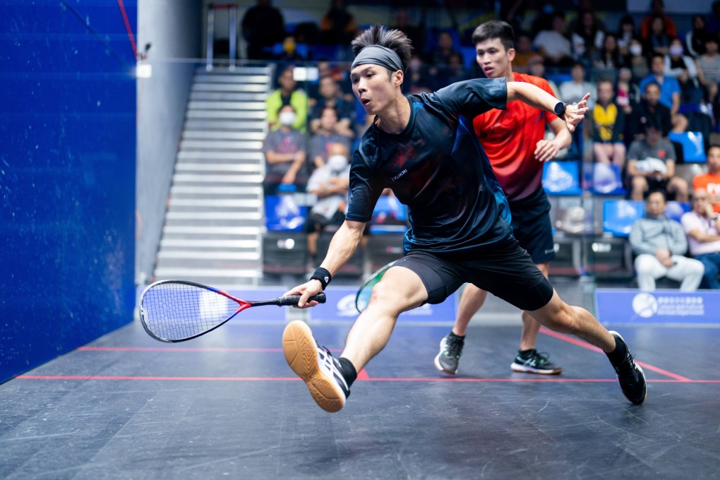 Henry Leung of Hong Kong will meet top seed Ng Eain Yow in the last four. Photo: Hong Kong Squash