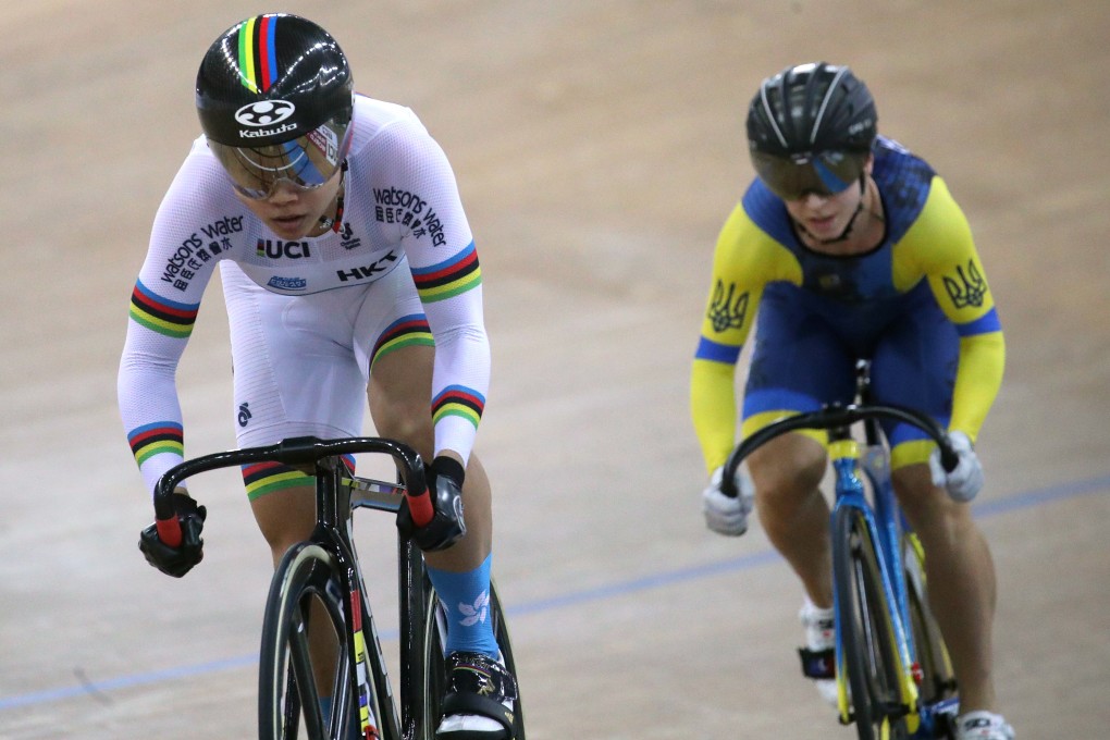 Hong Kong cycling star Sarah Lee (left), shown in action during the 2019 Hong Kong Track Cycling World Cup, confirmed her retirement from the sport on Monday. Photo: Winson Wong
