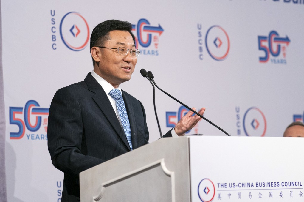 China’s ambassador to the US Xie Feng told American business leaders that “no one wants peaceful reunification more than China does”. Photo: China’s US embassy