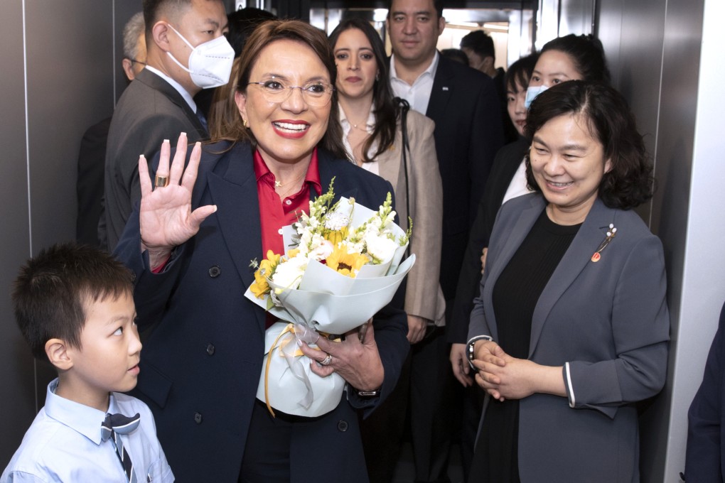 Honduran President Xiomara Castro arrives in Shanghai on Friday on a visit that is expected to boost economic ties between the two nations. Photo: Xinhua