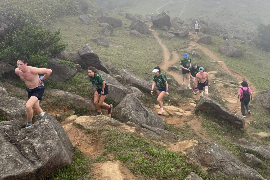 A group of friends ran all 4 major trails in four months in honour of their late friend Simon Robinson. Photo: Handout