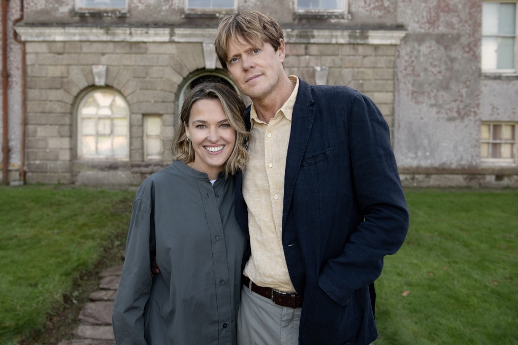 Sally Bretton as Martha (left) and Kris Marshall as Detective Inspector Goodman in a still from BBC First’s “Beyond Paradise”. Photo: BBC Studios