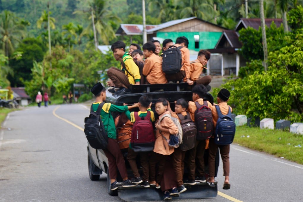 Public transport in Blangkejeren, a town in central Aceh. The Post’s correspondent was met with smiles and requests for selfies with him wherever he went in the Indonesian province, known to outsiders for its strict Islamic sharia law. Photo: Dave Smith