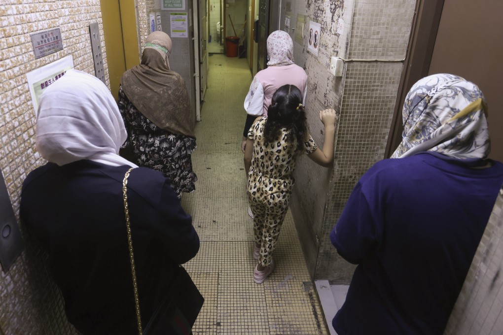 The Amer family from Egypt is struggling to survive in Hong Kong. Photo: Jonathan Wong