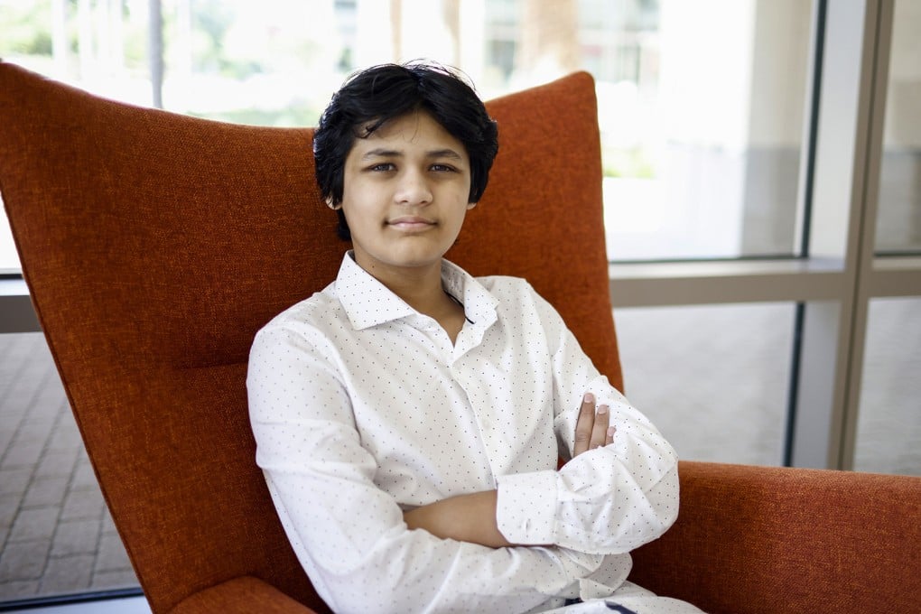 Kairan Quazi, 14, will soon graduate from Santa Clara University begin a job as SpaceX’s youngest software engineer. Photo: TNS
