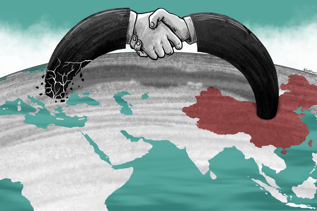 Central and eastern Europe’s trade deficit with China has been widening, with the value of exports to China down 4.9 per cent last year and the value of imports from China up about 13.8 per cent. Illustration: Lau Ka-kuen