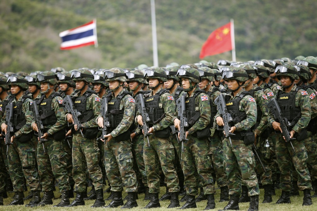 Chinese and Thai military personnel will take part in more joint drills this year. Photo: EPA