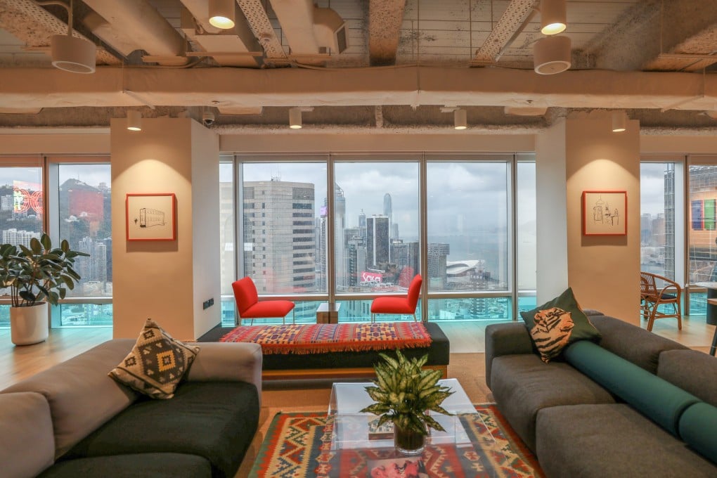 The WeWork Greater China coworking space in Hong Kong’s Causeway Bay. Photo: Xiaomei Chen