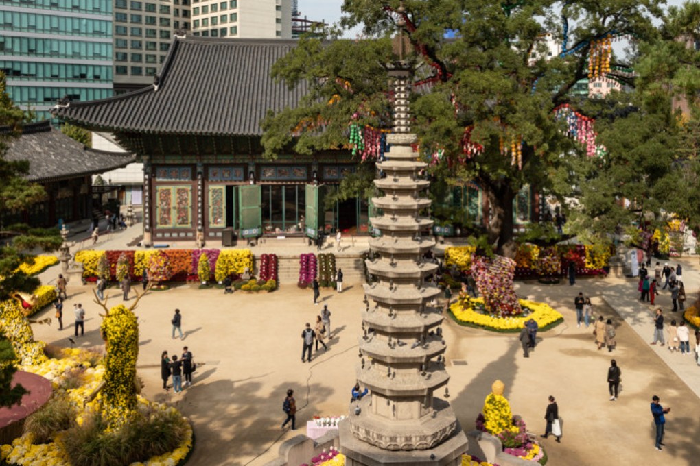 Jogyesa, in Seoul’s Jongno-gu district, was the first Buddhist temple to be built within the fortress walls of the South Korean capital, in 1910. Photo: Jogyesa Templestay