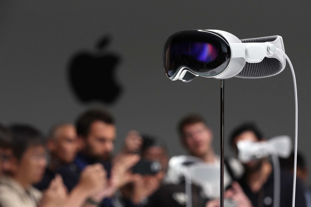 The new Apple Vision Pro headset could face trademark issue in China.  Photo: Getty Images via AFP