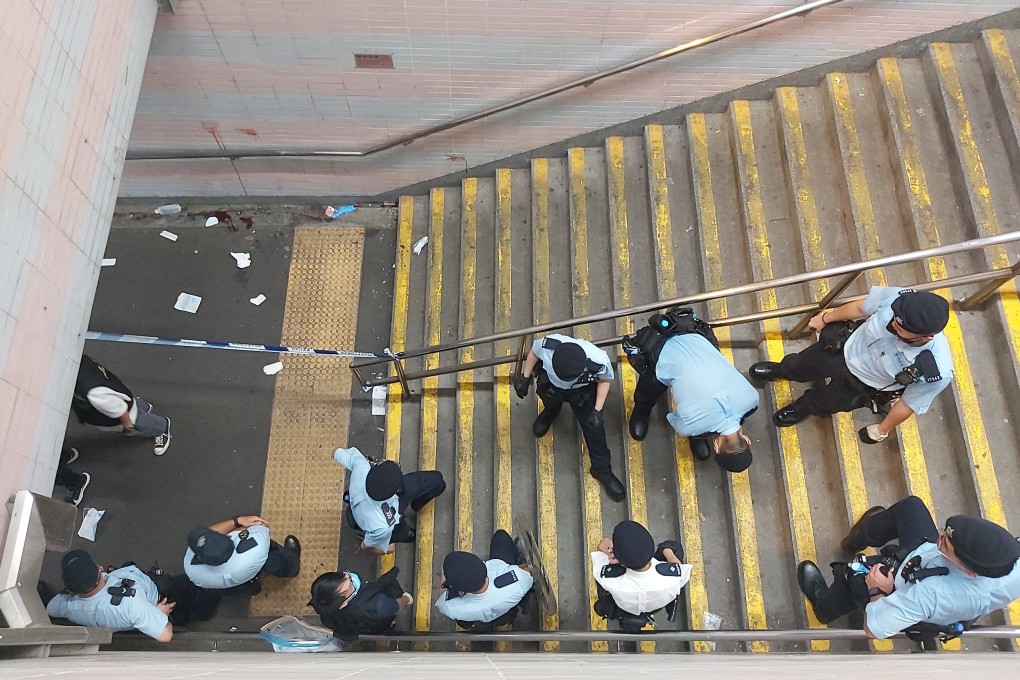 Hong Kong police have arrested a man suspected of attacking a woman inside a pedestrian underpass near the Choi Hung MTR station. Photo: Handout