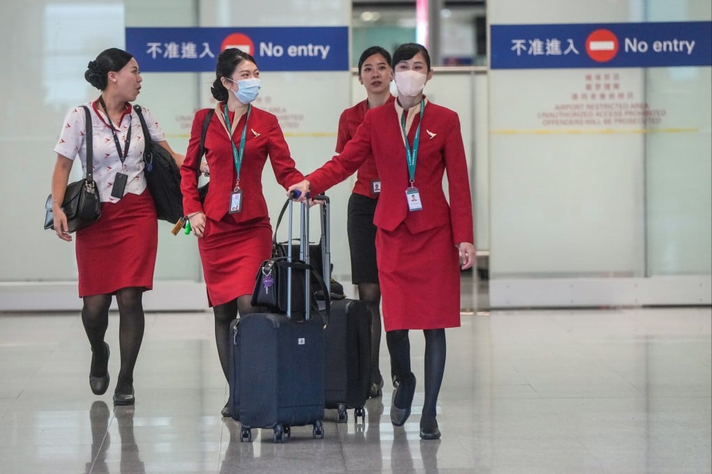 Cathay employs over 6,000 flight attendants, down from more than 10,000 in pre-Covid times. Photo: Sam Tsang