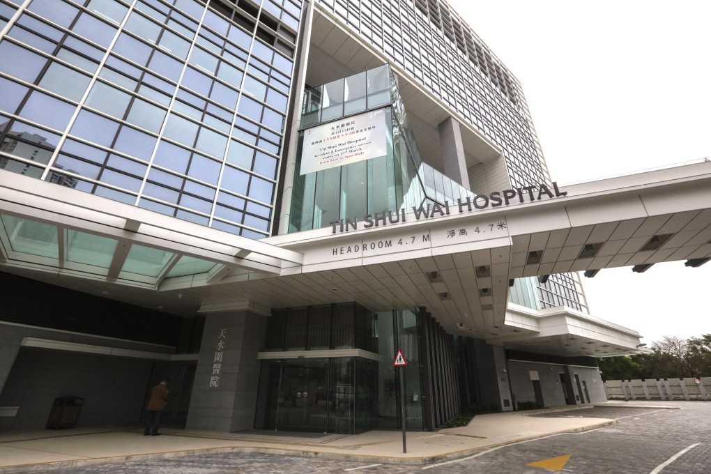 The victim was taken unconscious to Tin Shui Wai Hospital, where she later died. Photo: Felix Wong