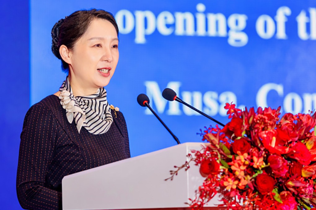 Wu Xi, head of the Chinese foreign ministry’s consular affairs department, speaks at the opening ceremony on Tuesday. Photo: Ministry of Foreign Affairs