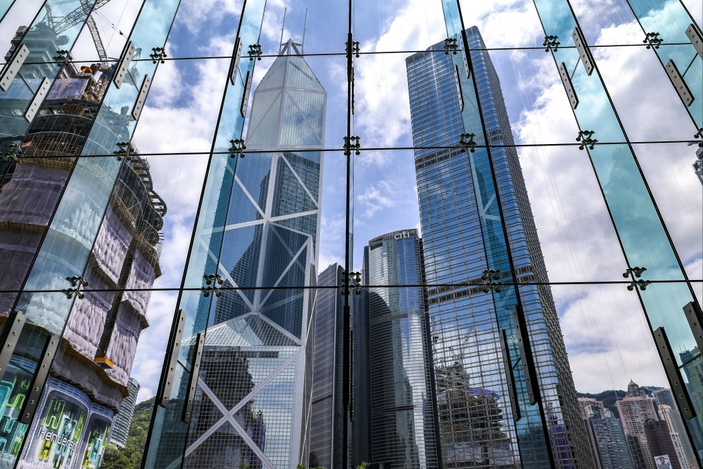 View of commercial building in Central. 17MAY22 SCMP/ Dickson Lee