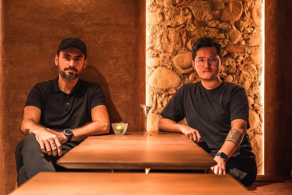 From left, co-founders of the bar The Savory Project, Jay Khan – founder of Coa, No 1 on Asia’s 50 Best Bars list – and Ajit Gurung. Photo: The Savory Project