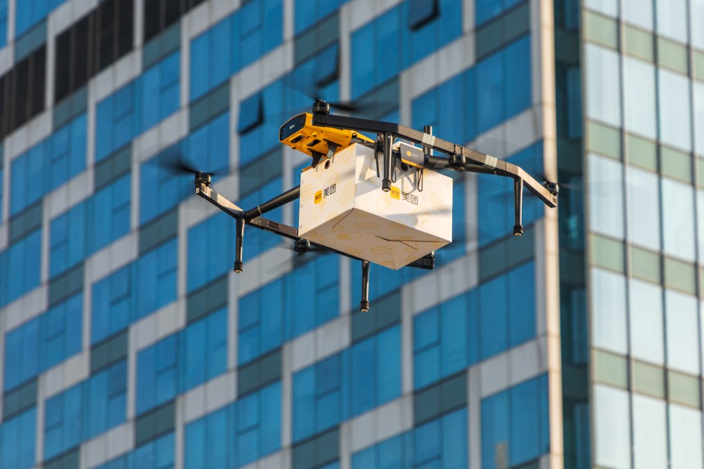Food delivery platform Meituan is using China’s tech hub, Shenzhen, as a testing ground for drone deliveries, and with residents getting used to the technology, it could soon take off in a big way. Photo: Getty images