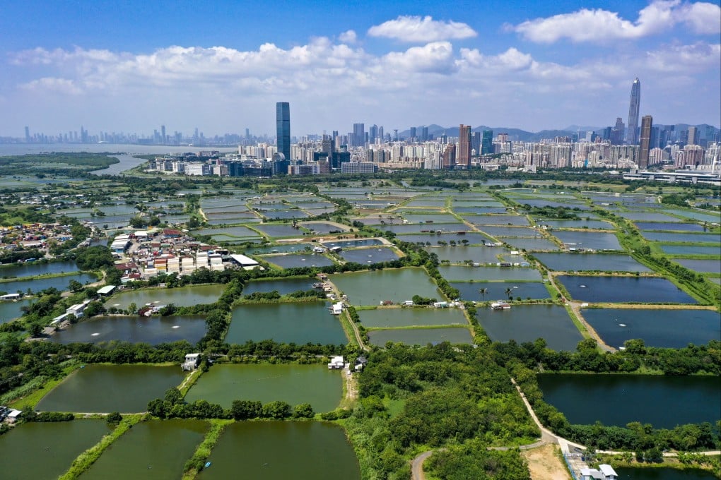 Aerial view of San Tin area at North New Territories. Photo: SCMP / Winson Wong