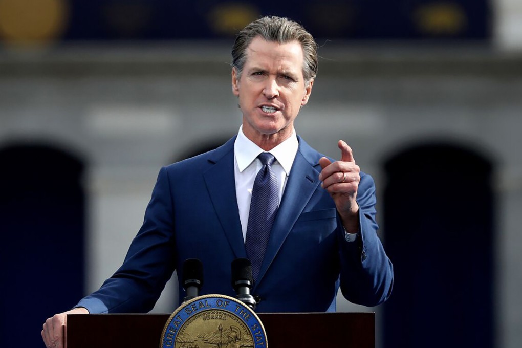 California Governor Gavin Newsom has continued to raise his national profile. Photo: TNS