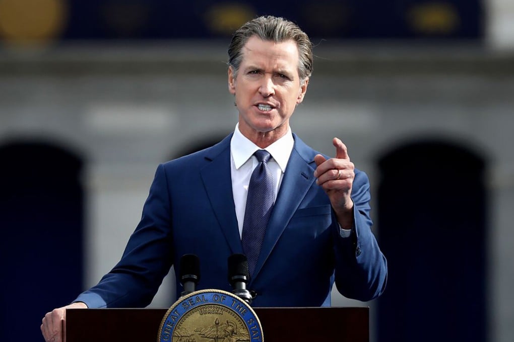 California Governor Gavin Newsom has continued to raise his national profile. Photo: TNS