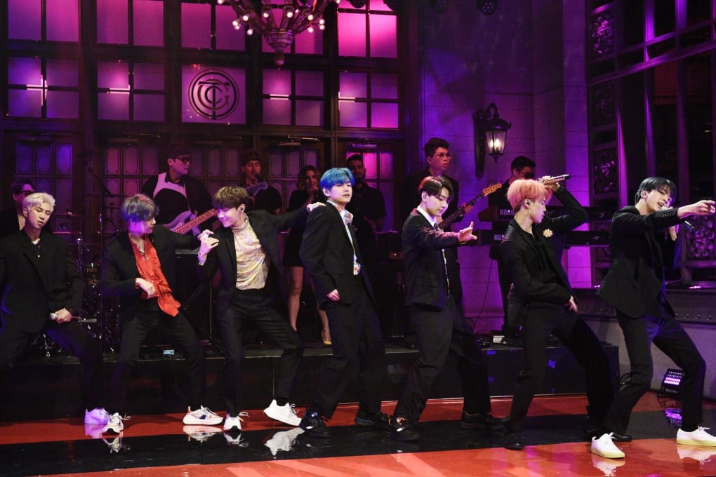 Seeing BTS on “Saturday Night Live” (above) kicked off a love affair with the K-pop boy band for Yale professor Grace Kao. Photo: Getty Images