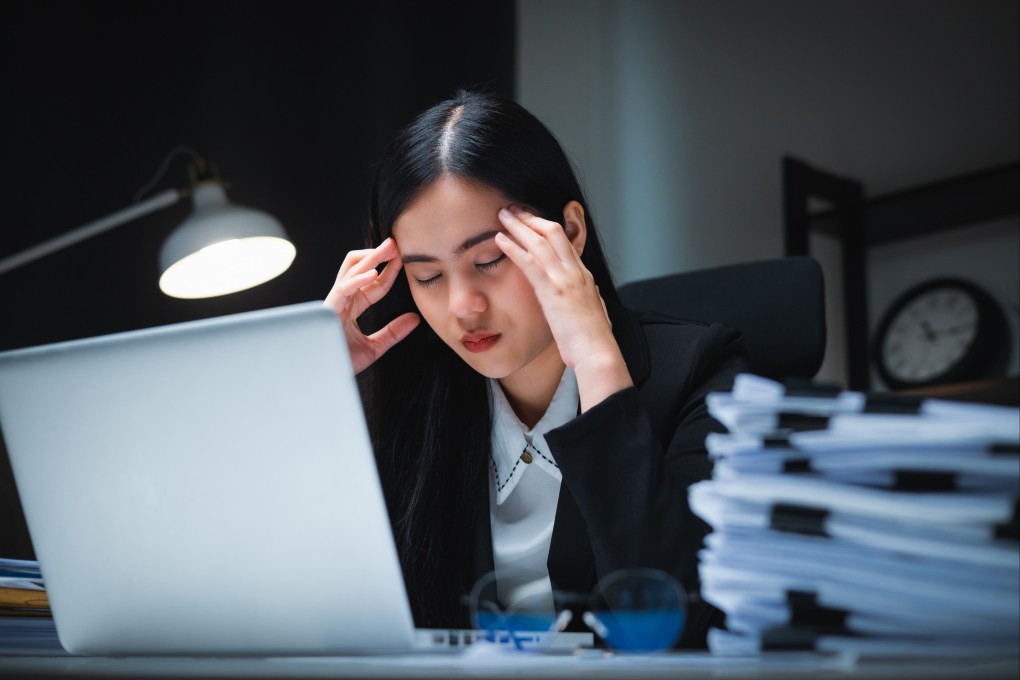 Working overtime in stressful conditions can result in what mental health professionals have termed “burn-on”. But the sufferer may not realise it despite feeling depressed and fatigued. Photo: Shutterstock