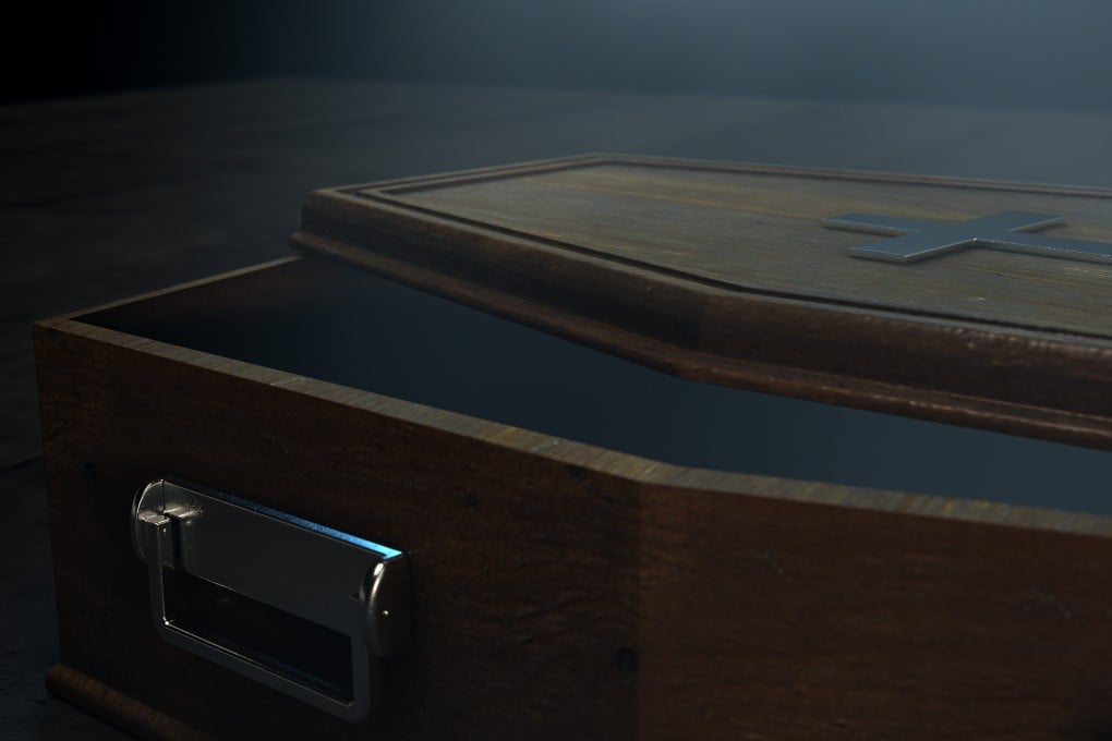 A woman reportedly woke up and started knocking on her coffin at her wake in Ecuador. Photo: Handout