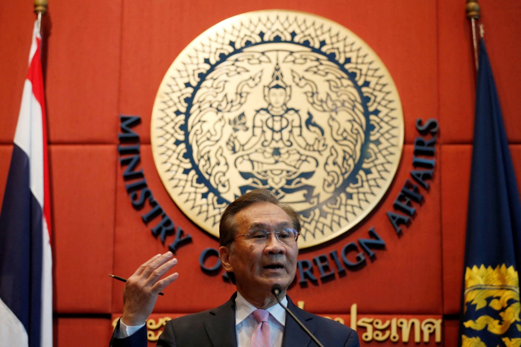 Thailand’s Foreign Minister Don Pramudwinai invited Myanmar’s junta-appointed Foreign Minister Than Shwe to Asean talks. Photo: Reuters