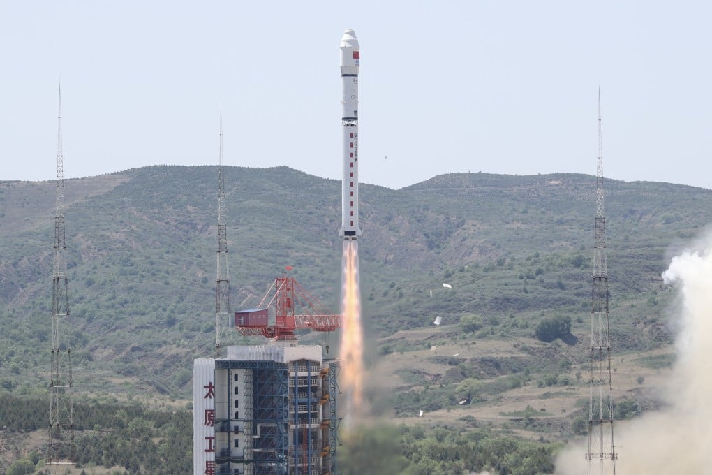 A Long March rocket blasts off from the Taiyuan Satellite Launch Centre in northern China carrying 41 satellites into orbit. Photo: Xinhua