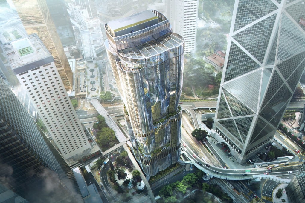 A rendering of The Henderson in Hong Kong’s central business district. Image: Arqui9