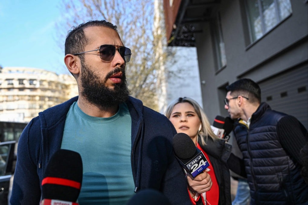 Social media influencer Andrew Tate. Photo: AFP