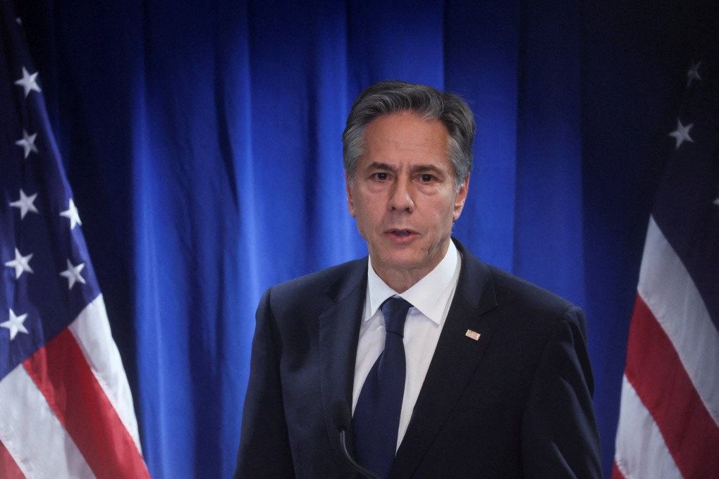 US Secretary of State Antony Blinken struck a cautious note at the end of his visit.  Photo: Reuters