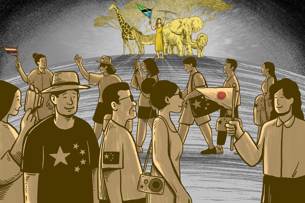 Tour operators in Africa are looking to capitalise on China’s outbound travel frenzy and offset years of Covid losses, but Africa remains a niche travel destination and is not nearly as popular as closer locales such as Japan and Thailand. Illustration: Lau Ka-kuen