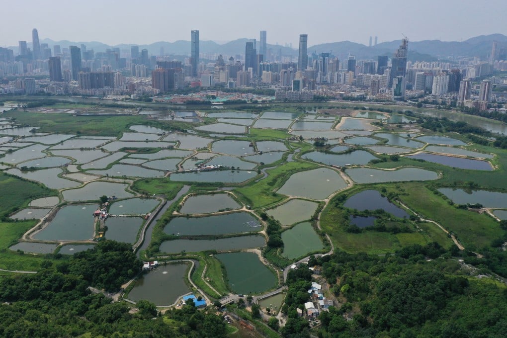 A general view of Lok Ma Chau at the northwest border in Hong Kong. The ambitious Northern Metropolis mega-project must appeal to a range of investors, developers and intended users while limiting its environmental impact. Photo: May Tse