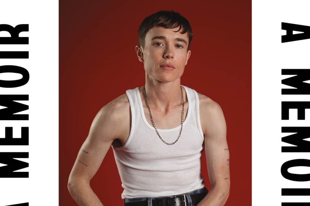 Trans actor Elliot Page on the cover of his new book, “Pageboy: A Memoir”. Photo: TNS