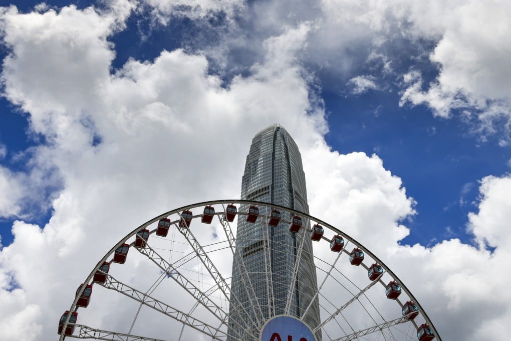 A view of the Hong Kong Observation Wheel and IFC building in Central in August 2022. Photo: Nora Tam
