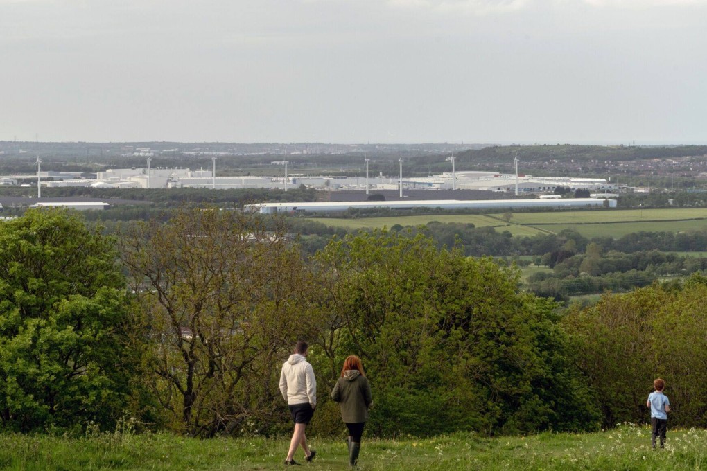 A view of the Nissan car plant from Penshaw Hill in Sunderland on May 23. Although Britain’s economic underperformance is often blamed on Brexit, the real malaise lies in decades of underinvestment in industry. Photo: Bloomberg