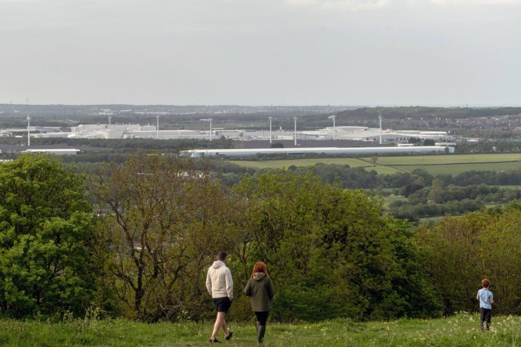 A view of the Nissan car plant from Penshaw Hill in Sunderland on May 23. Although Britain’s economic underperformance is often blamed on Brexit, the real malaise lies in decades of underinvestment in industry. Photo: Bloomberg