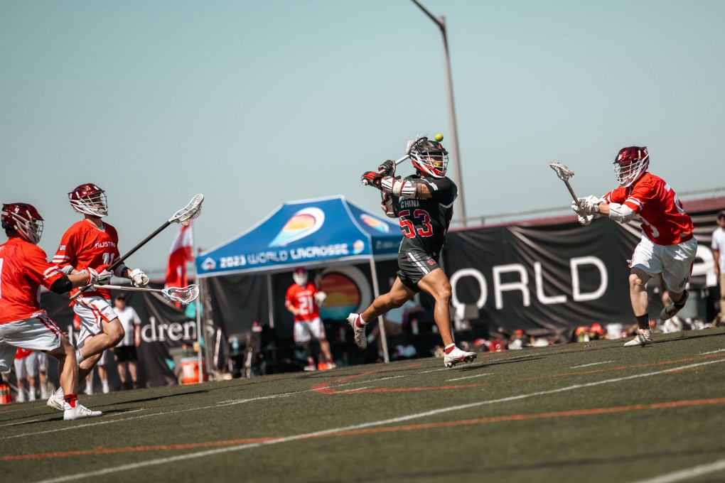 Logan Ip (second from right) in action. Photo: Handout