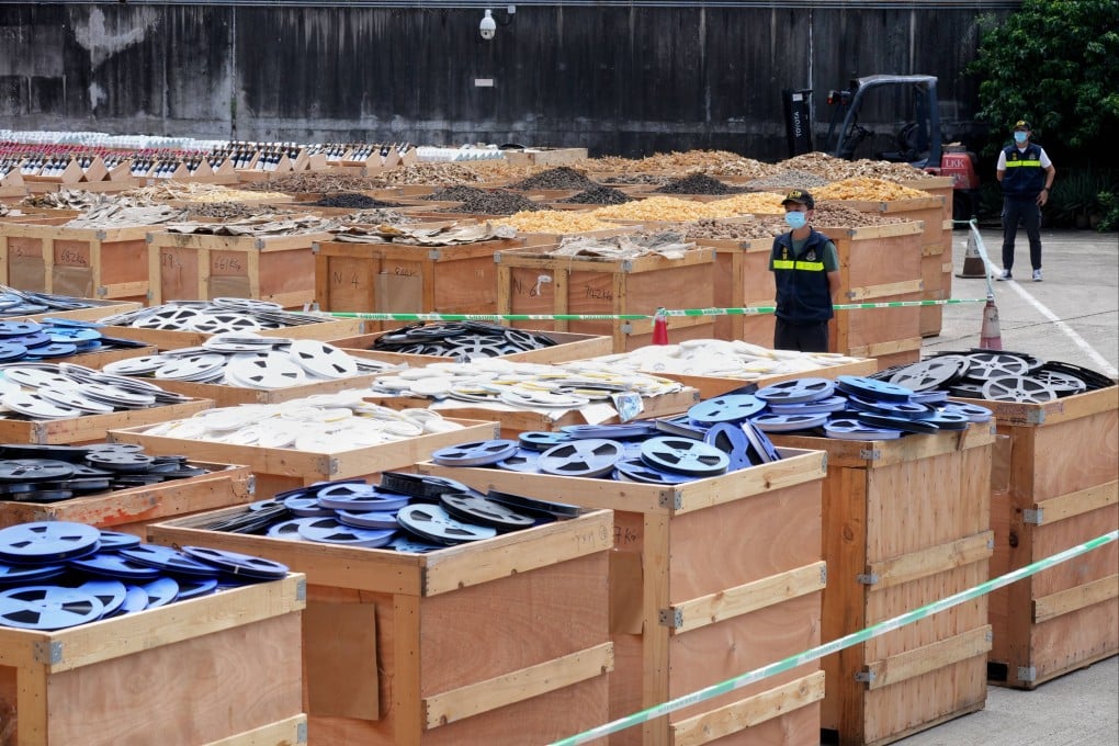 The total market value of the goods is HK$1.5 billion. Photo: Elson Li