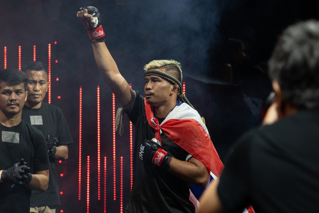 Superlek heads to the ring for his bout against Nabil Anane at ONE Friday Fights 22 at Lumpinee Stadium in Bangkok. Photo: David Picton