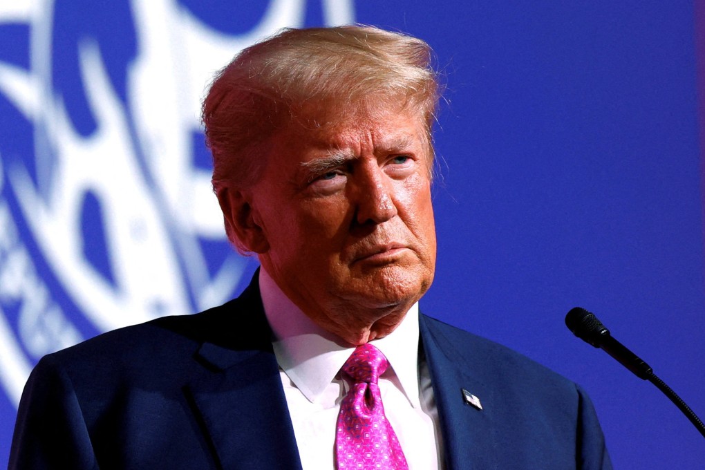 Former US president Donald Trump can be heard discussing secret documents he had apparently held on to and acknowledging he had not declassified in an audio recording aired by CNN. Photo: Reuters