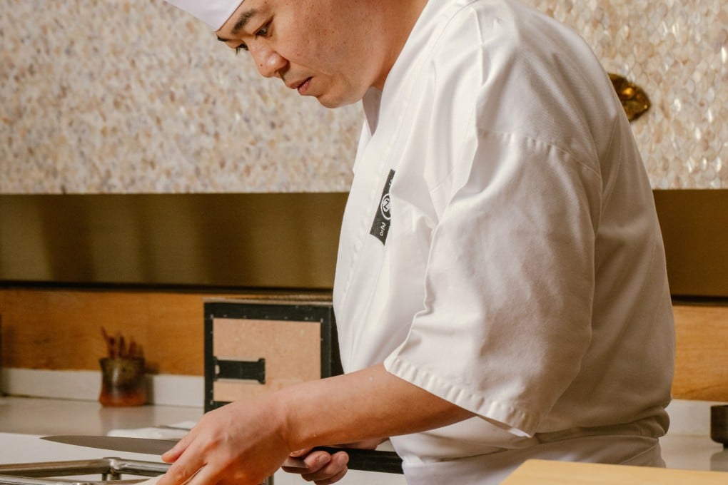 Chef Michikazu Yoshida of Sushi Zo in Hong Kong. The chef explains how he aims to create a “memorable and interactive experience” through the restaurant’s non-traditional omakase menu. Photo: Sushi Zo