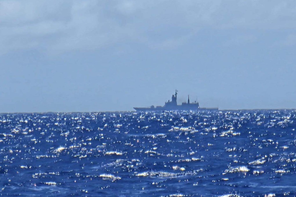Two Russian warships were seen in waters to the east of Taiwan on Tuesday, according to the island’s defence ministry. Photo: Facebook @Taiwan ADIZ