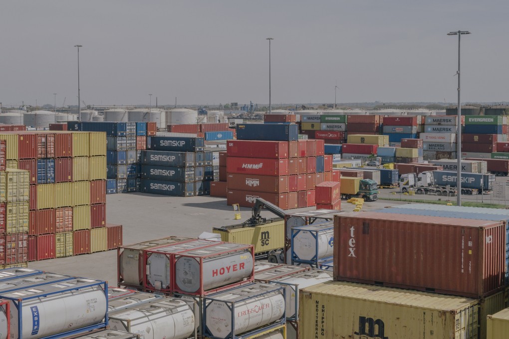 Duisburg, with the world’s biggest inland port, has served as a major hub for Chinese trade with Europe. Photo: Fabian Ritte for The Washington Post