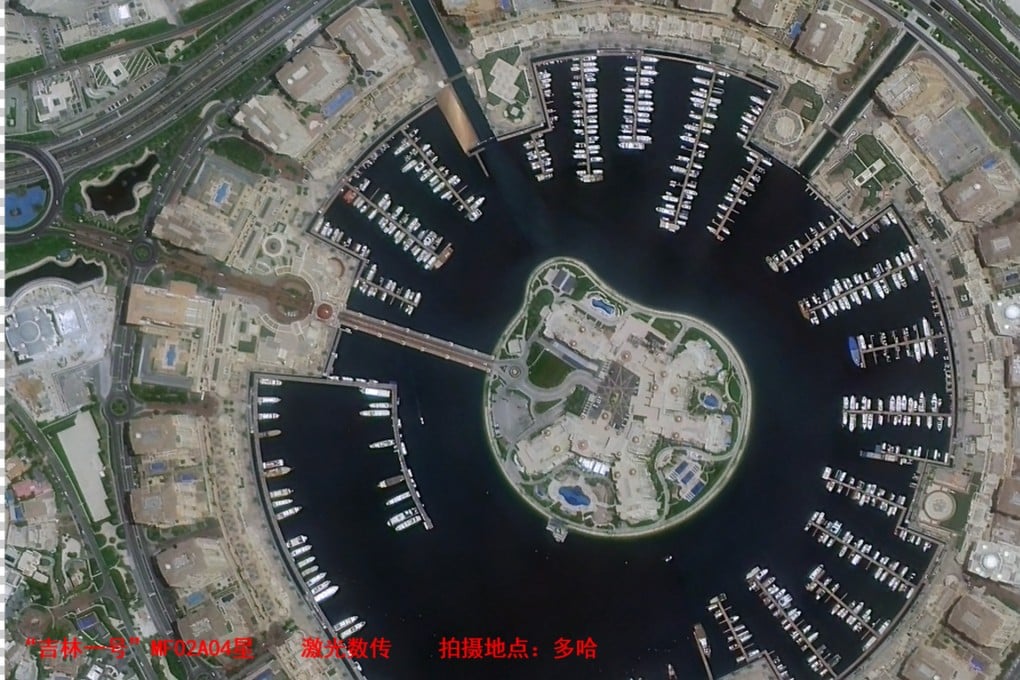 An image of Doha, the capital of Qatar, transmitted by China’s Jilin-1 MF02A04 satellite, part of a 108-strong constellation. Photo: Aerospace Information Research Institute, Chinese Academy of Sciences