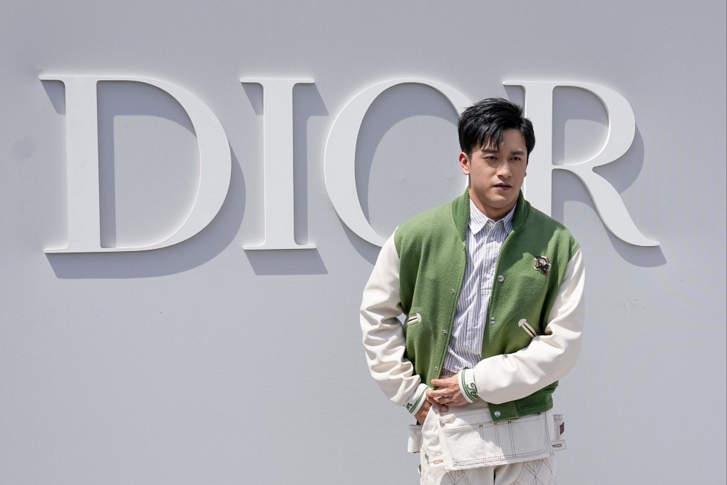 Zhou Guanyu arrives at the Dior Menswear Spring/Summer 2024 fashion collection in Paris. Photo: AP