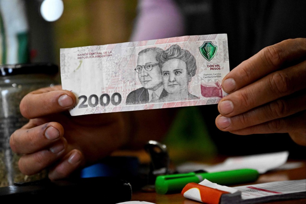 China has long been pushing for internationalisation  of the yuan, while the move also highlights the dire financial situation of the second-largest country in South America. Photo: AFP