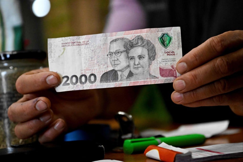 China has long been pushing for internationalisation of the yuan, while the move also highlights the dire financial situation of the second-largest country in South America. Photo: AFP