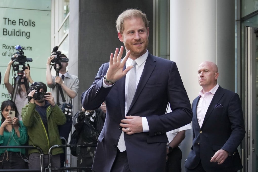 Britain’s Prince Harry leaves the High Court in London, UK on June 7. Photo: AP